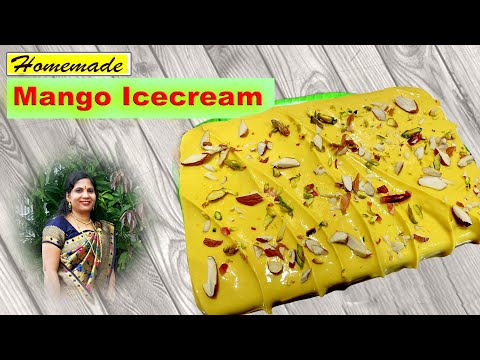 Homemade Mango Ice Cream Recipe | Sunita's Kitchen