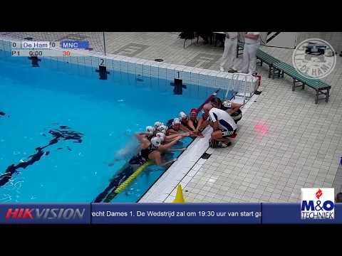Zaterdag 19 januari 2019. De Ham Dames 1 - MNC Dordrecht Dames 1