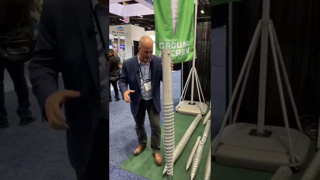 Building Innovation: Ground Screw Foundation #Shorts