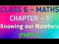 Class 6 Maths Chapter 1 Knowing Our Numbers CBSE NCERT GeopByte Part 1