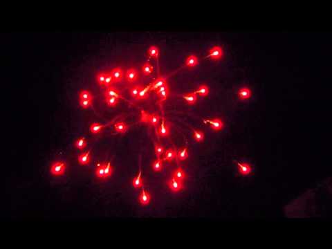 4CP103 - 4'' Red Swimming Stars