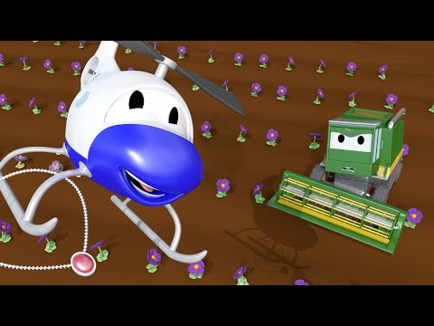 Policijski auto za djecu -  Kradljivac Cvijeća - Auto Grad ! Crtići sa autima za djecu