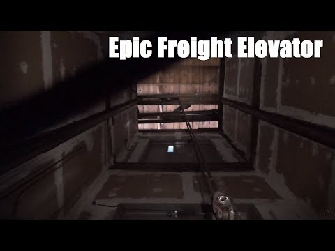 Amazing Vintage Westbrook Manual Freight Elevator @ Uhaul - Lynchburg, VA