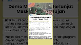 Mahasiswa di Berbagai Daerah Menuntut Evaluasi Kebijakan Pemerintah dan Perbaikan Ekonomi