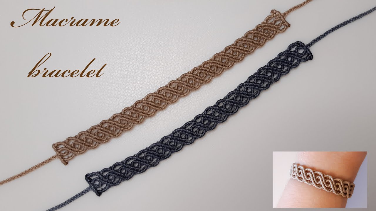 Bracelet making for woman | Micro macrame bracelet | How to make simple macrame bracelet tutorial