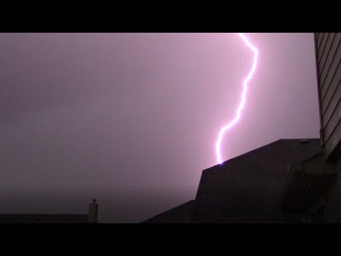 Intense Lightning Strikes in Severe Thunderstorm!!! @ Tomball, TX 5/9/2019