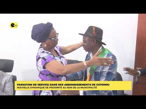 Passation de service dans des arrondissements de Cotonou
