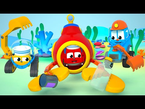 FRIENDS ON WHEELS EP 43 - MIGHTY MACHINES ARE UNDERWATER RECYCLING