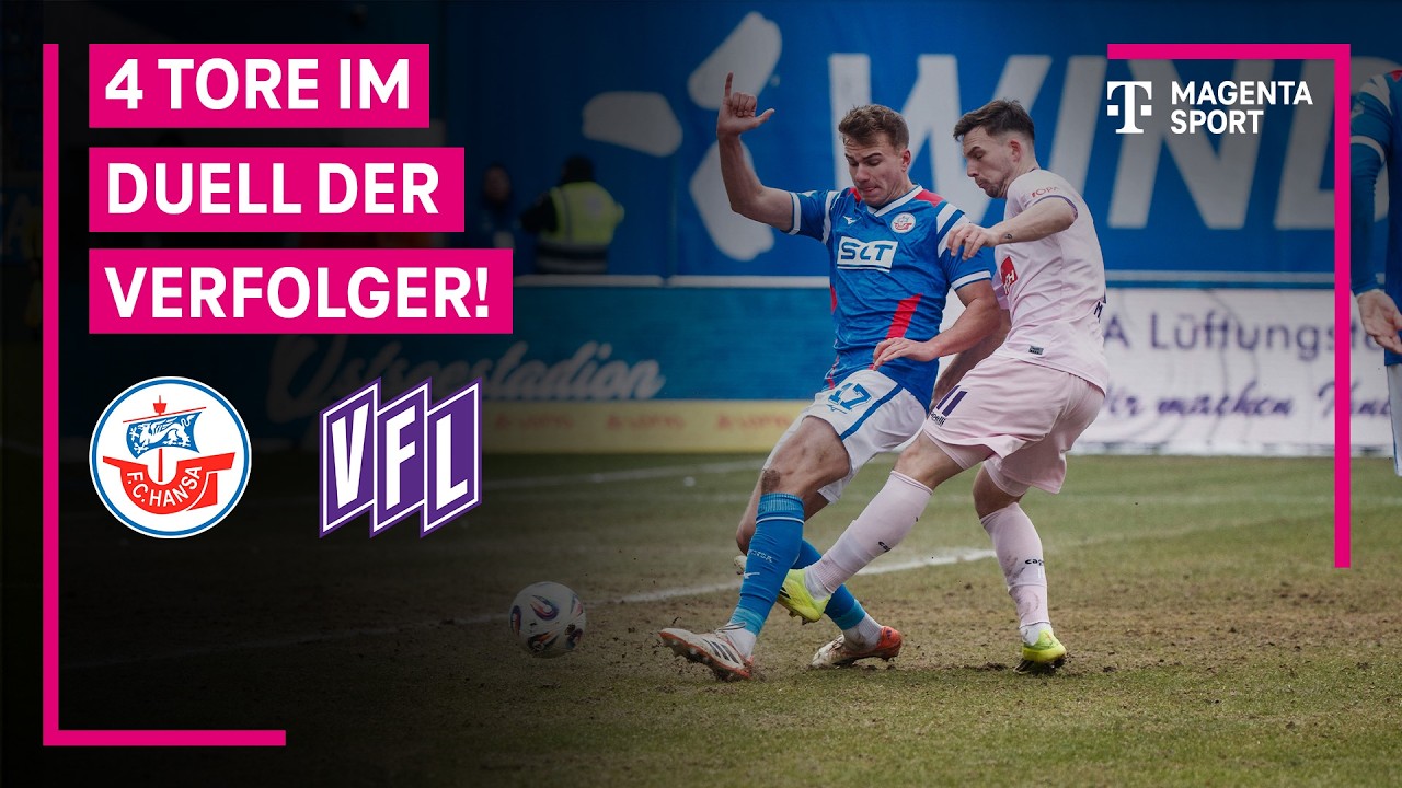 F.C. Hansa Rostock vs VfL Osnabrück Highlights