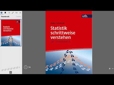 Einführung in das Lehr- und Arbeitsbuch "Statistik schrittweise verstehen"