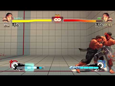 USF4 1.04 Ryu Close Roundhouse Buff