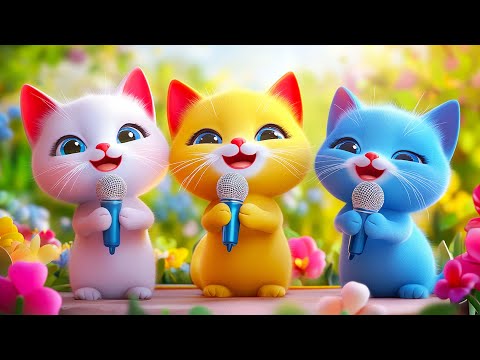 Rửa Mặt Như Mèo - Liên Khúc Nhạc Thiếu Nhi Chú Mèo Con 😽 Hoạt hình Con Mèo 😽 Meo Meo Rửa Mặt Như Mèo