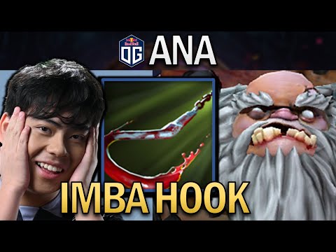 OG.ANA SMURF PUDGE WITH PRO HOOK & 22 KILLS - DOTA 2 7.30 GAMEPLAY