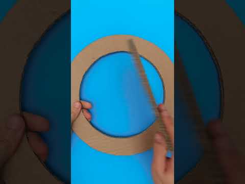 🎩 CAN YOU MAKE A HAT? Ta-da, with CARDBOARD! 📦 #kids #craft