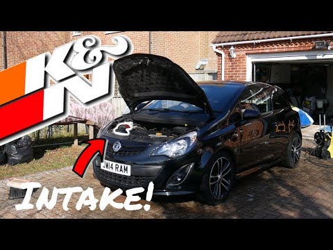 K&N Air Intake Kit! | Vauxhall Corsa d 1.4 Black Edition