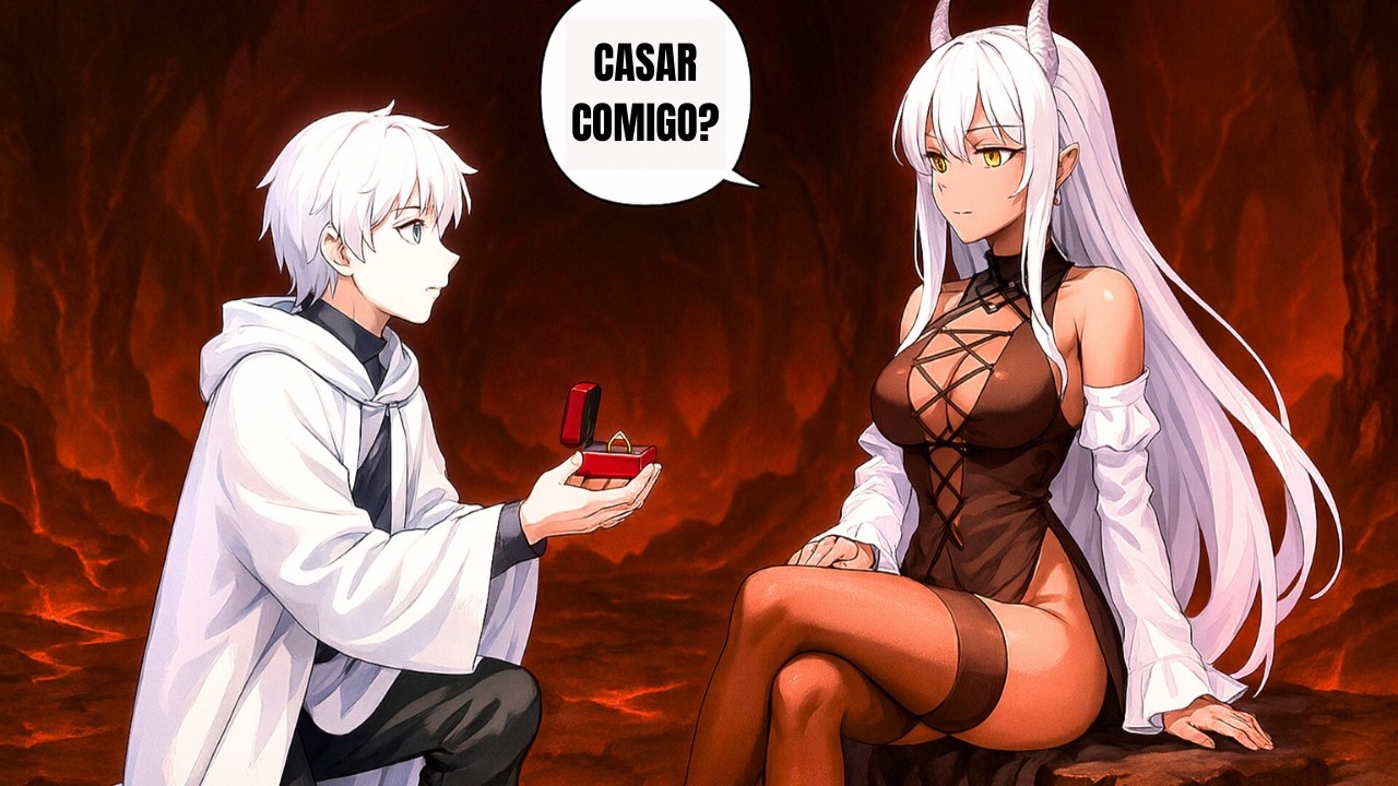 IMORTAL Se Casa com Uma Deusa DEMONIACA e Quer ter Filhos Com ELA- Resumo Manhwa