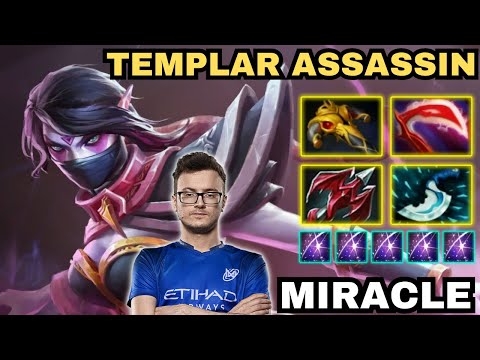 🔥 MIRACLE Templar Assassin Midlane Highlights 🔥 17 KILLS Insane Gameplay - Dota 2