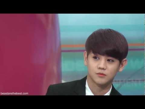 [Fancam] Yoseob 121220 - Full cut (Mnet Wide Open Studio, Part 1/3)