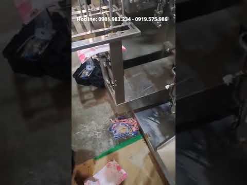 Máy chiết rót nước giặt tự động HV-NGTD12 và HV-TNGTD18 Máy Đóng Túi Nước Giặt, Xả Vải Tự Động - Công nghệ máy Hoa Việt