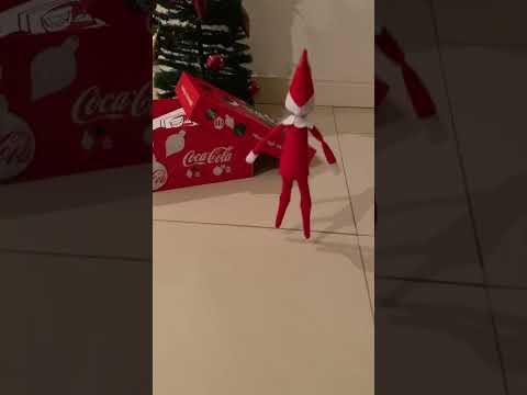 Elf on the Shelf caught moving #elfontheshelf #christmas