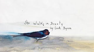 Marianne Faithfull with Warren Ellis - She Walks in Beauty (Lyric Video)