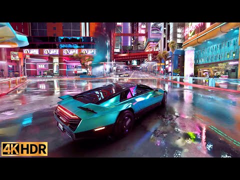 Cyberpunk 2077: 1 Hour of Incredible 4k Path Tracing RTX 5090 Gameplay!
