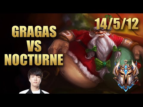 SKT T1 Haru Gragas Jungle Vs Nocturne - KR Challenger Patch 9.20