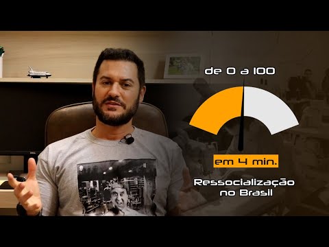 De 0 a 100 em 4 minutos - Ressocialização no Brasil - Prof. Dickson Cosseti