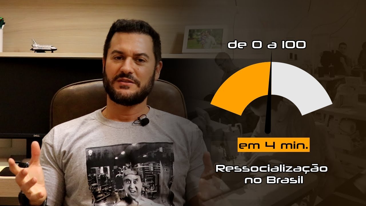 De 0 a 100 em 4 minutos - Ressocialização no Brasil - Prof. Dickson Cosseti