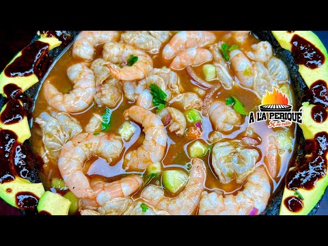 Aguachiles de 🦐 curtido y cocido😋 / Cocinando A la Periqué