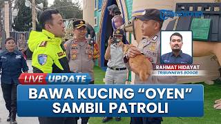 Kucing Oren Ikut Turun Bertugas Kawal Arus Mudik Lebaran 2026, Si Oyen Patroli bareng Polsek Bogor