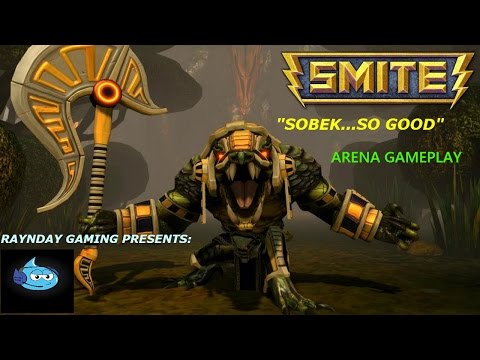 SMITE: Sobek Arena Gameplay - "Sobek...SO GOOD."