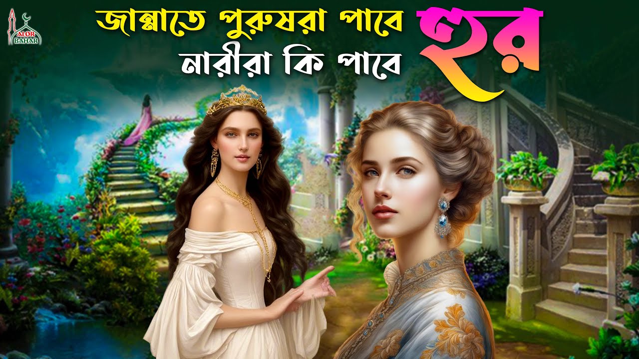 জান্নাতে পুরুষরা পাবে ৭০ জন হুর, নারীরা কি পাবে ? Jannater Hur