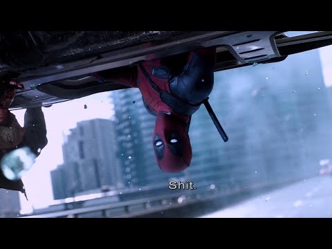 Deadpool "Maximum Effort" Highway Scene -Deadpool (2016) Movie CLIP HD