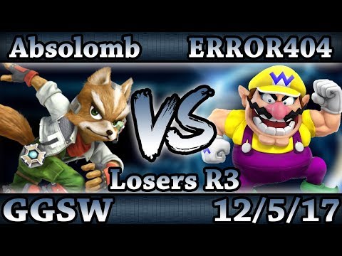 GGSW 61 - Absolomb (Fox) Vs. ERROR404 (Wario) Smash Wii U Losers R3 - Smash 4
