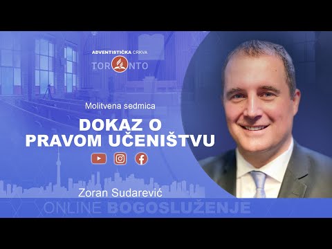 2022-11-12 "Dokaz o pravom učeništvu" - Zoran Sudarević - Church Live Stream