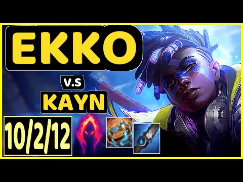 KREOX (EKKO) vs KAYN - 10/2/12 KDA JUNGLE GAMEPLAY - EUW Ranked GRANDMASTER