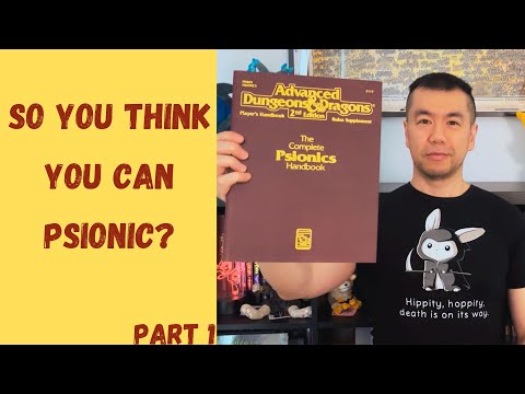 AD&D 2e Complete Psionics Handbook review retrospective