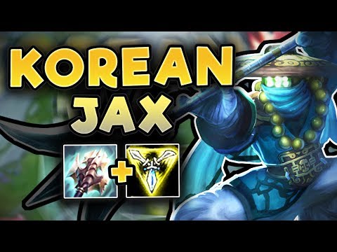 THIS KOREAN JAX BUILD MAKES HIM UNSTOPPABLE! KOREAN JAX GAMEPLAY TOP SEASON 7 - League of Legends