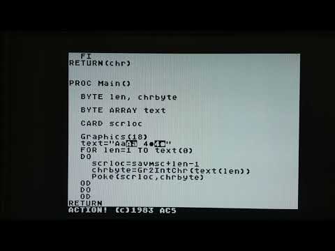 Action! Programming for the Atari 8-bit Computer - Part 18 - Introduction to Pointers