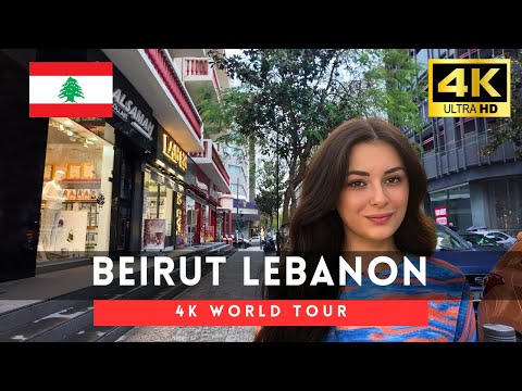 Beirut, Lebanon walking tour 4k 60fps