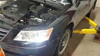 2009 Hyundai Sonata V6 3.3L O2 Oxygen Sensor locations B1S1 B1S2 B2S1 B2S2