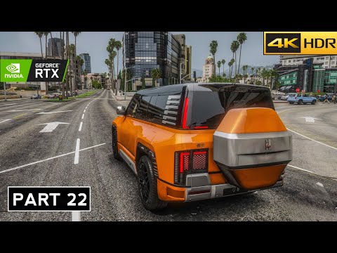 GTA 5 Enhanced 4k Ultra Realistic Graphics Gameplay Walkthrough- Part 22 -[4k 60FPS] - No Commentary