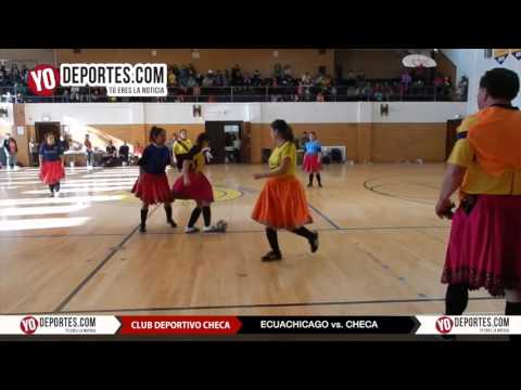 Futbol con polleras Ecuachicago vs. Checa Ecuador en Chicago