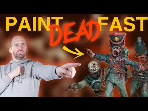 HACKS for Painting HORDES quickly....especially Zombies