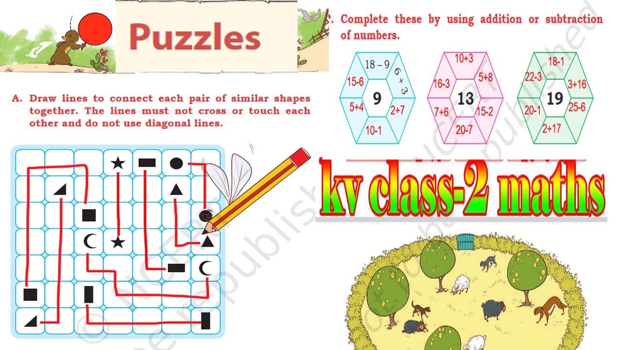class 2 math Puzzles? 