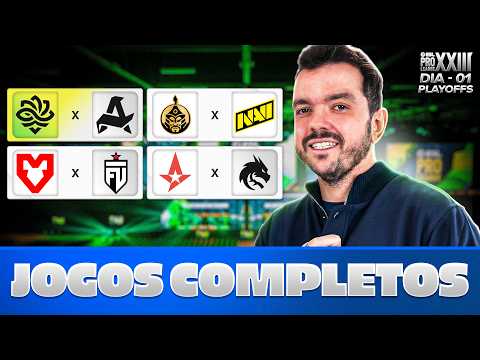 ASTRALIS X SPIRIT | PLAYOFFS  ESL PRO LEAGUE SEASON 23 - !socio - Siga @Gaules