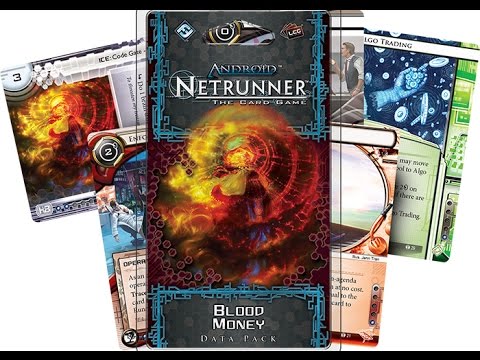 Android Netrunner Datapack Blood Money unboxing