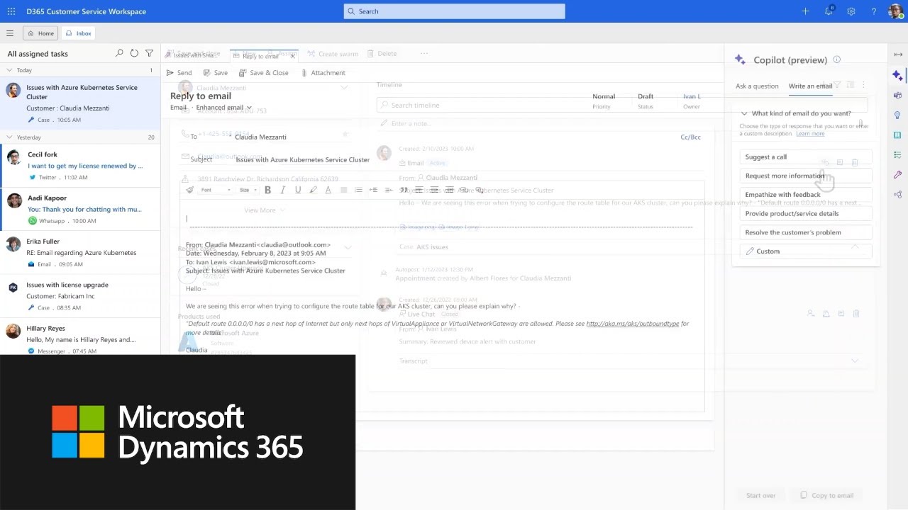 Introducing Microsoft Dynamics 365 Copilot