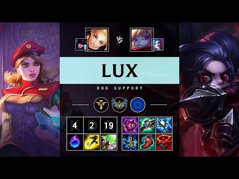 Lux Support vs Poppy - EUW Challenger Patch 14.24